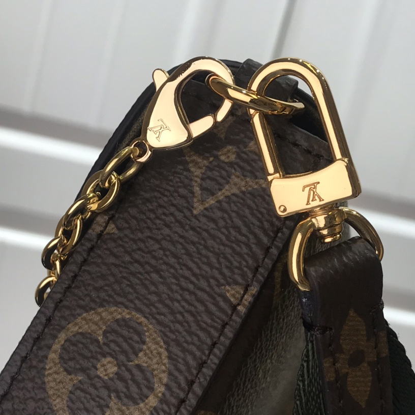 Louis Vuitton Monogram Mini Felicie Multi Bag （ 17-9.5-6.5 cm）  M80091 - 