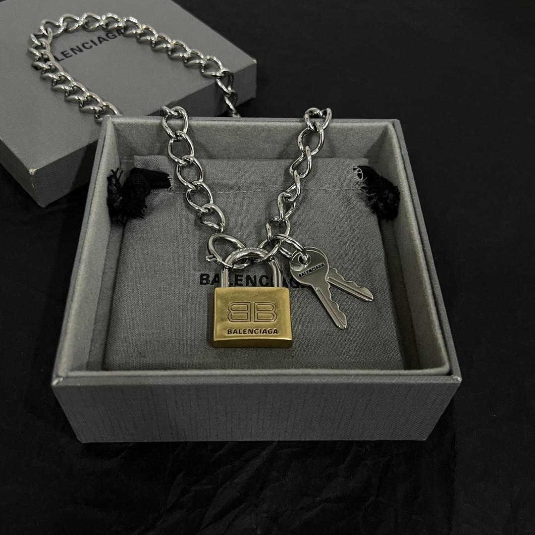 Balenciaga Locker Necklace  - 