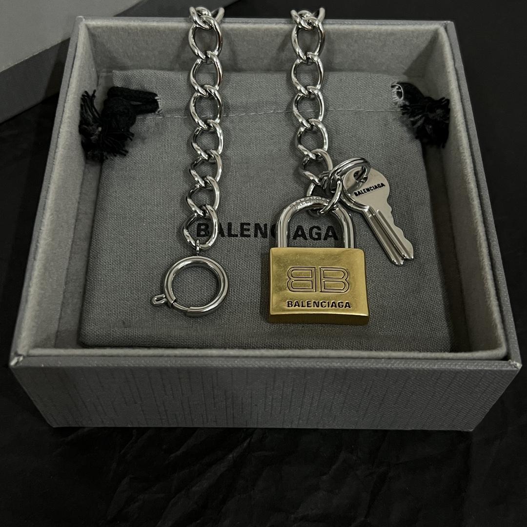 Balenciaga Locker Necklace  - 