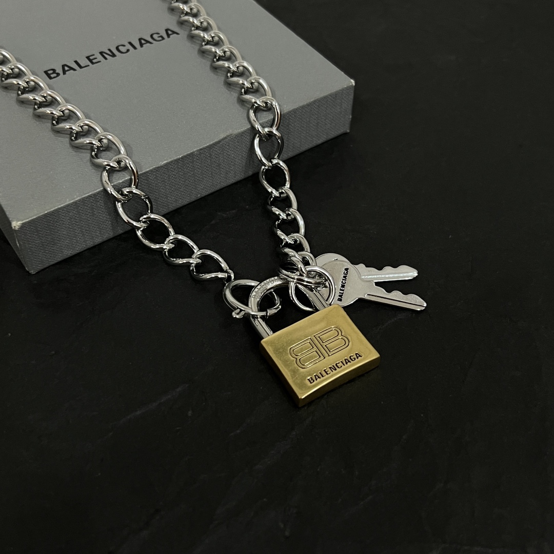 Balenciaga Locker Necklace  - 