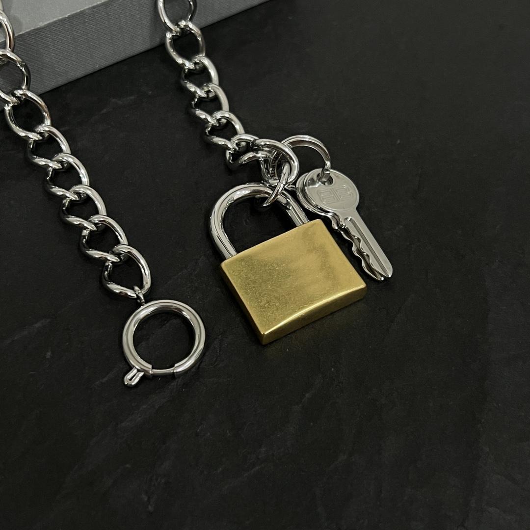 Balenciaga Locker Necklace  - 