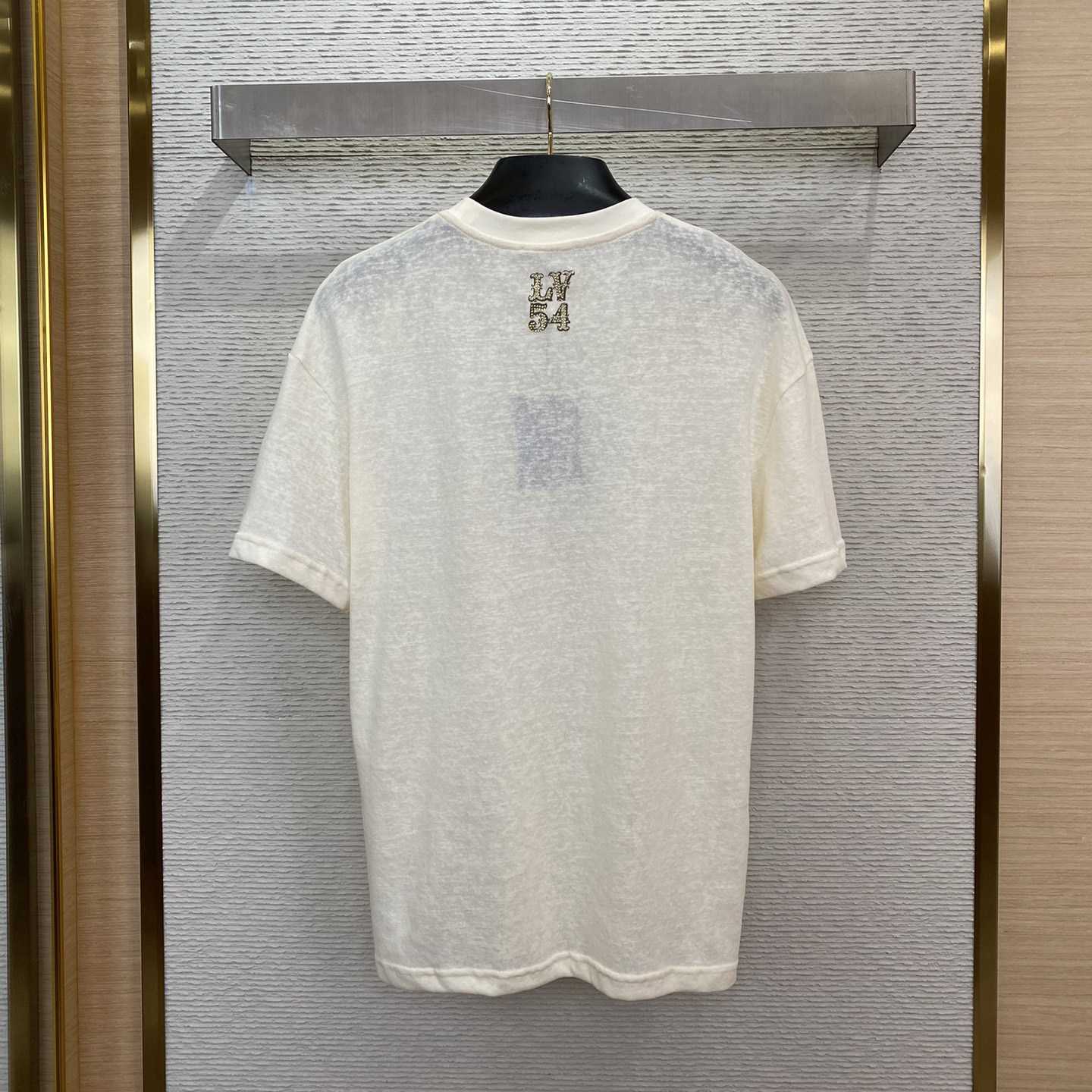 Louis Vuitton Graphic Cotton And Linen-Blend T-Shirt   1AFWUT - 