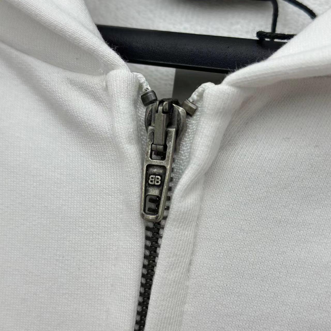 Balenciaga Soccer Zip-up Hoodie - 