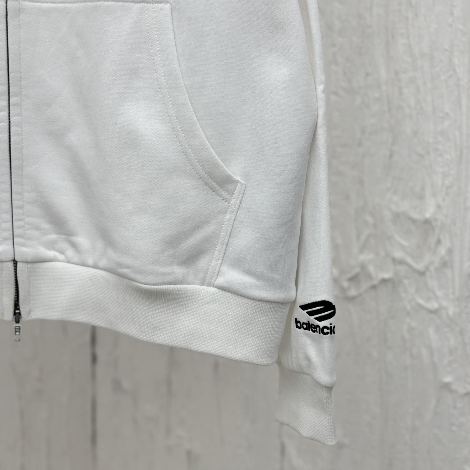 Balenciaga Soccer Zip-up Hoodie - 