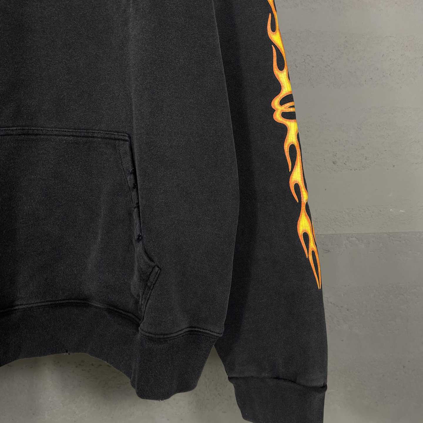 Balenciaga Oversized Flame Hoody - 