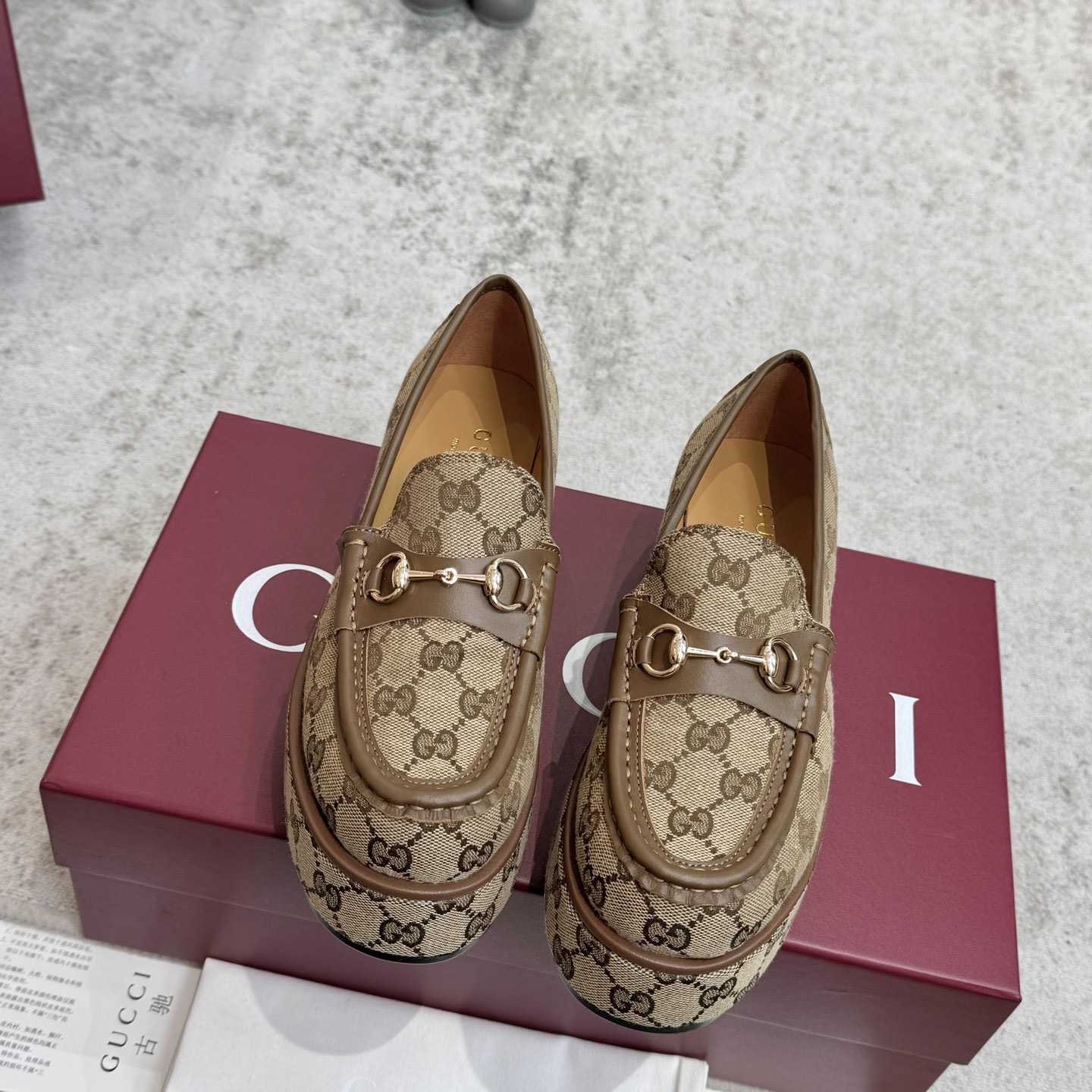 Gucci Women's Horsebit Wedge Loafer - 