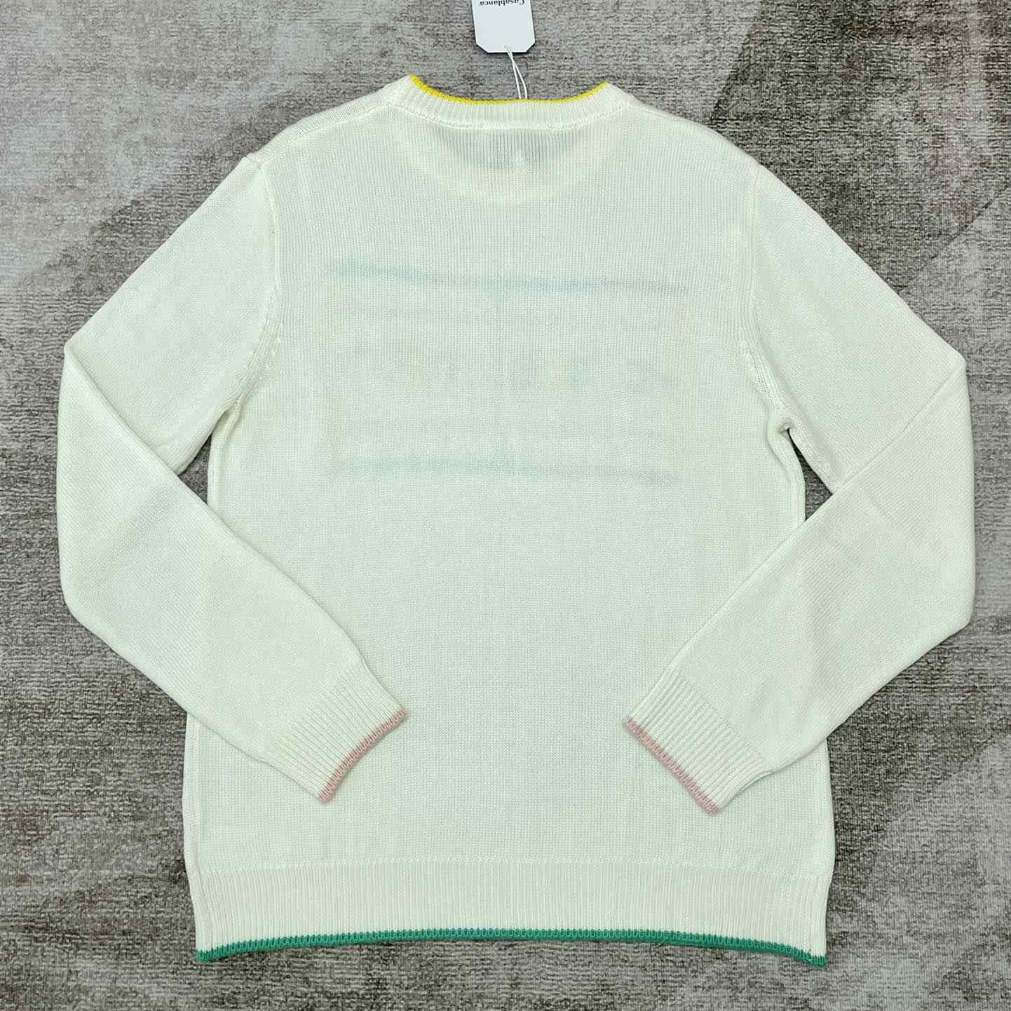 Casablanca Court Logo-Intarsia Knitted Jumper   D0062 - 
