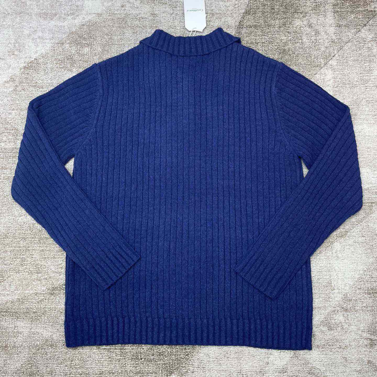 Casablanca  Ribbed Bouclé Cotton-Blend Polo Shirt   D0066 - 