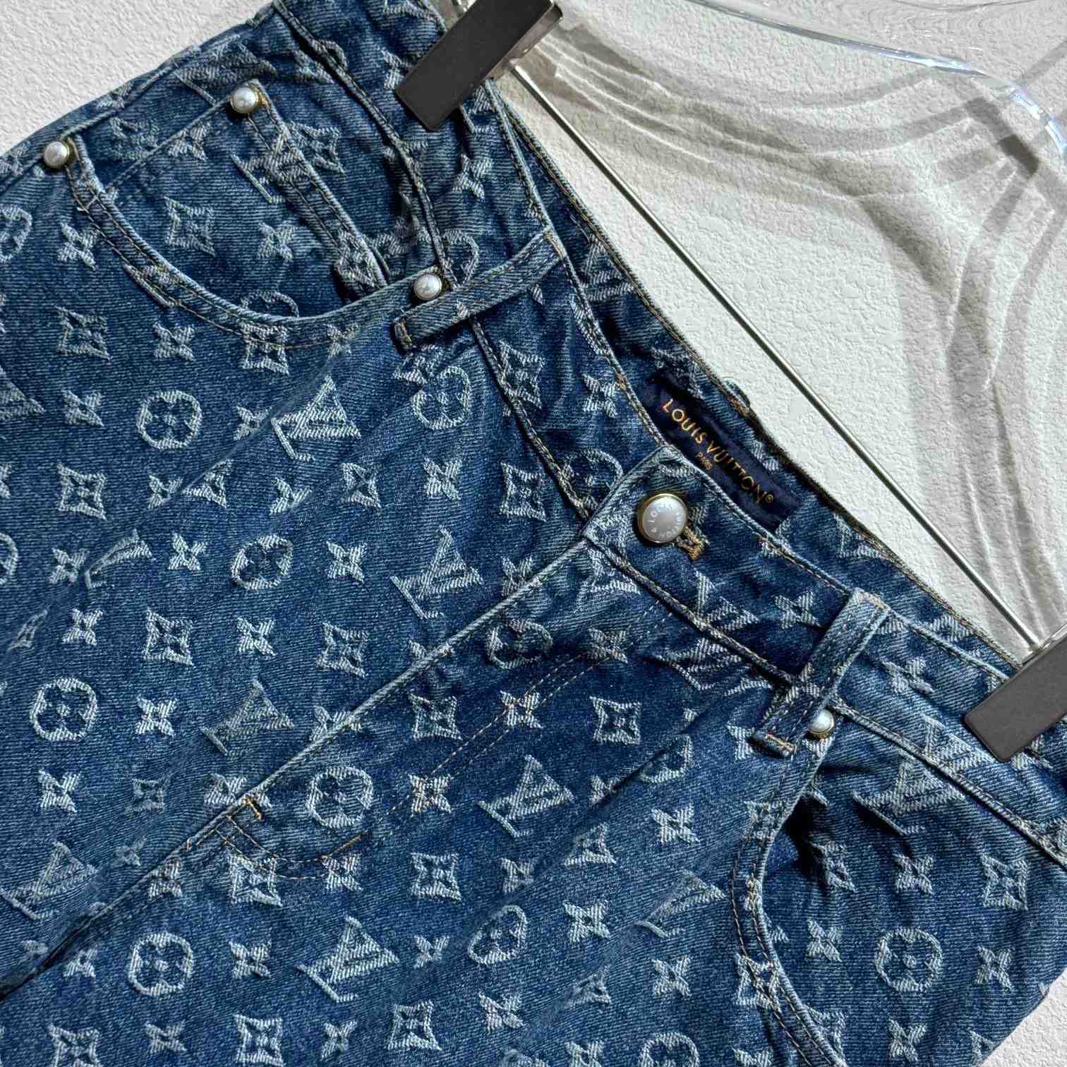 Louis Vuitton Monogram Denim Jeans - 