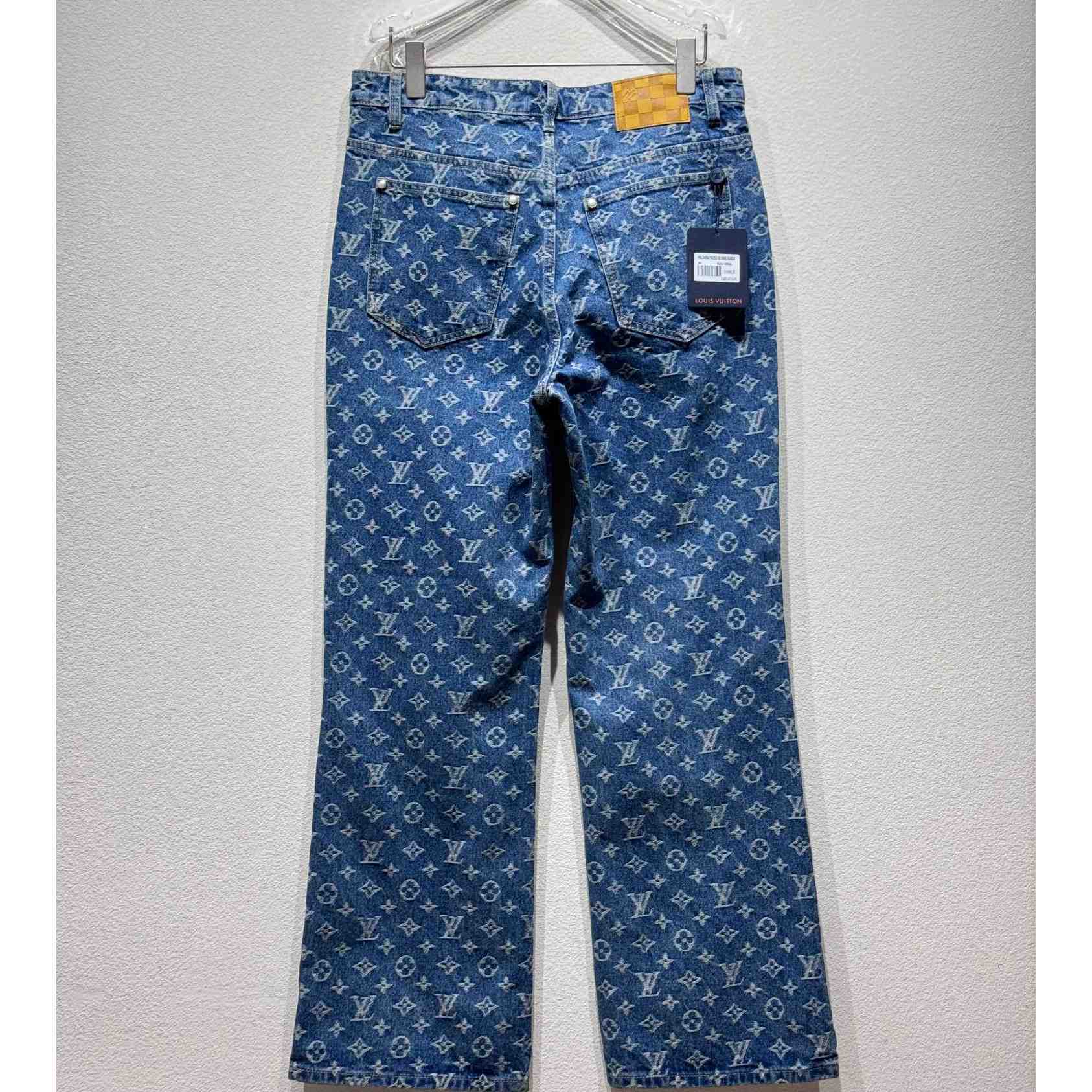 Louis Vuitton Monogram Denim Jeans - 