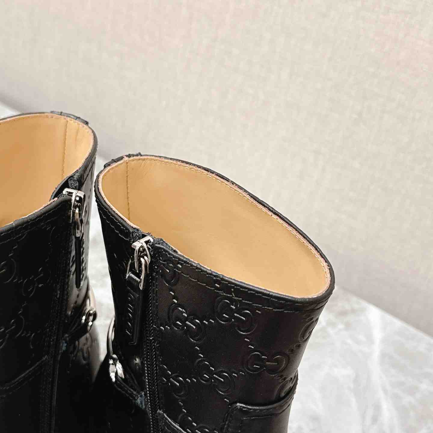 Gucci Women's Slim Horsebit Ankle Boot - 