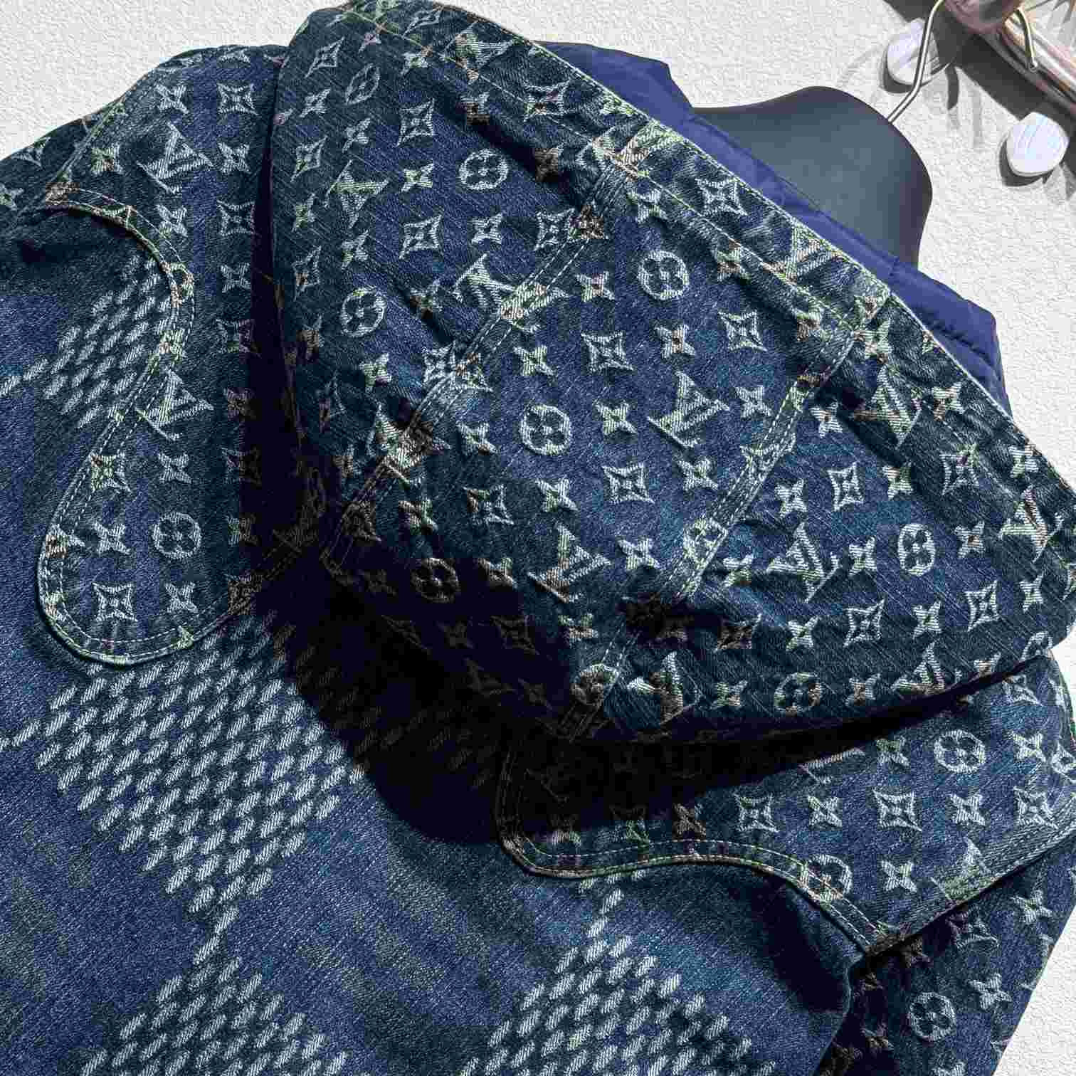 Louis Vuitton Wave Damier Denim Jacket - 