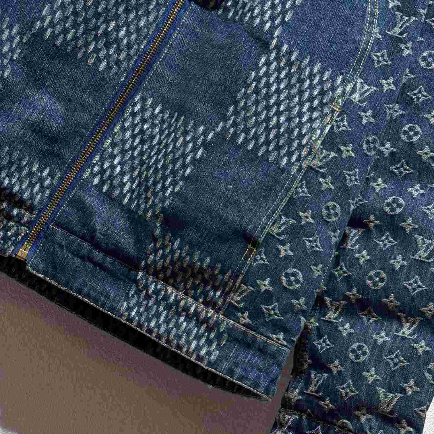 Louis Vuitton Wave Damier Denim Jacket - 