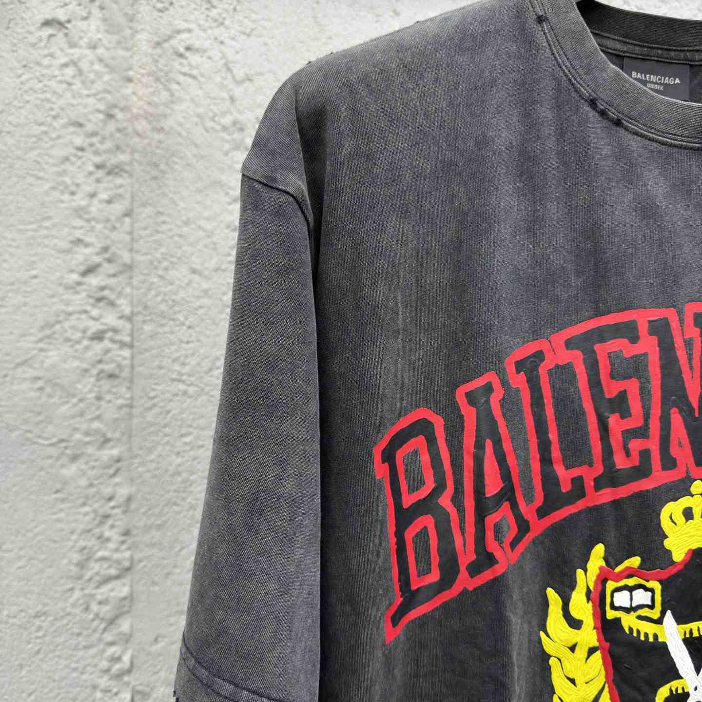 Balenciaga College T-Shirt 'Black' - 