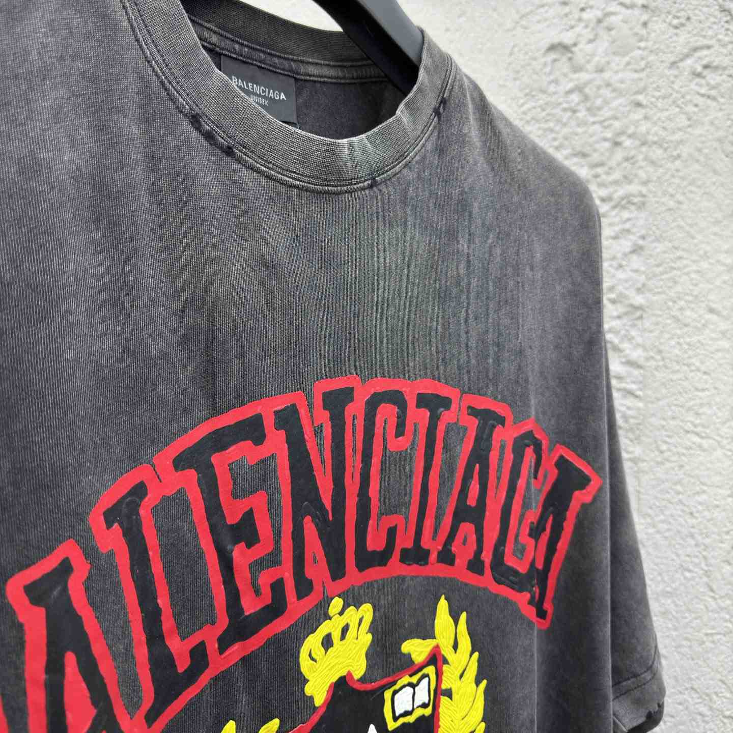Balenciaga College T-Shirt 'Black' - 