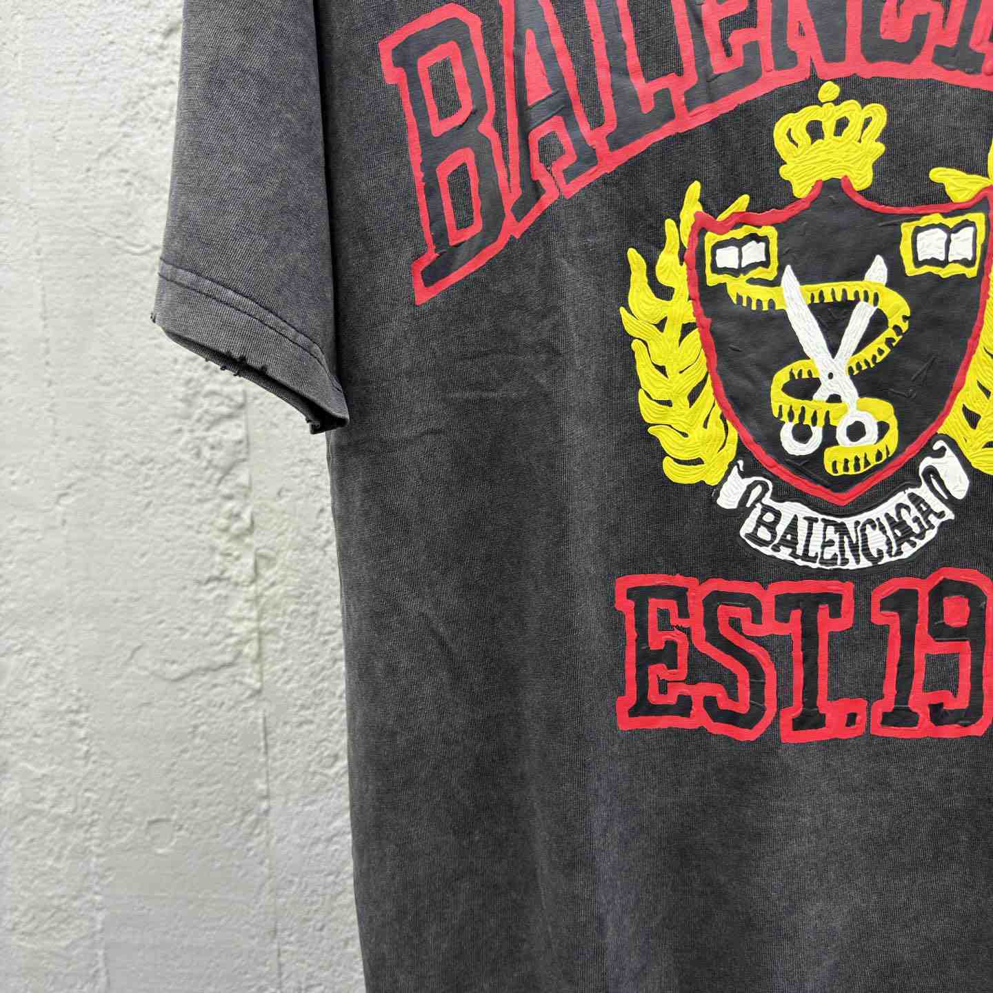 Balenciaga College T-Shirt 'Black' - 