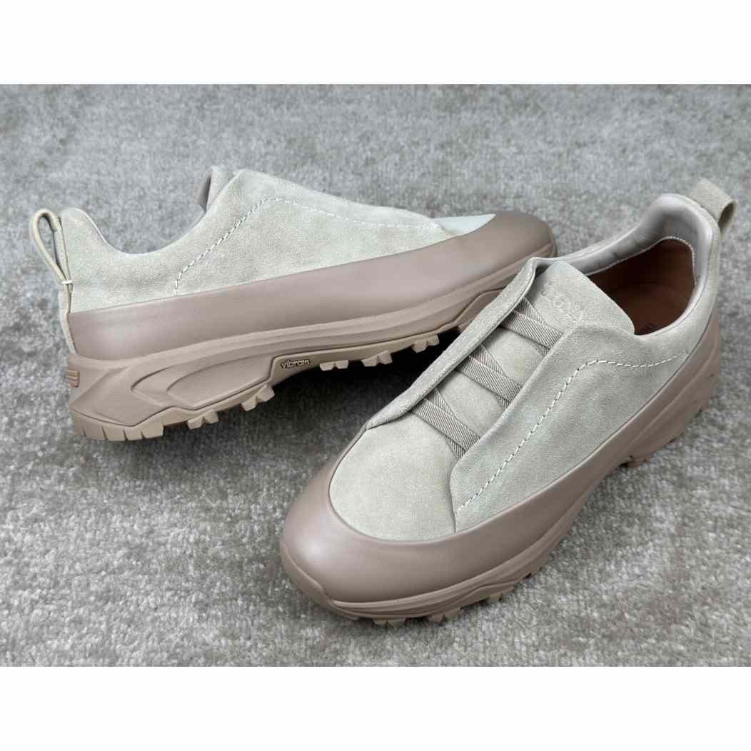 Zegna Suede And Leather Triple Stitch™ Monte Sneakers - 