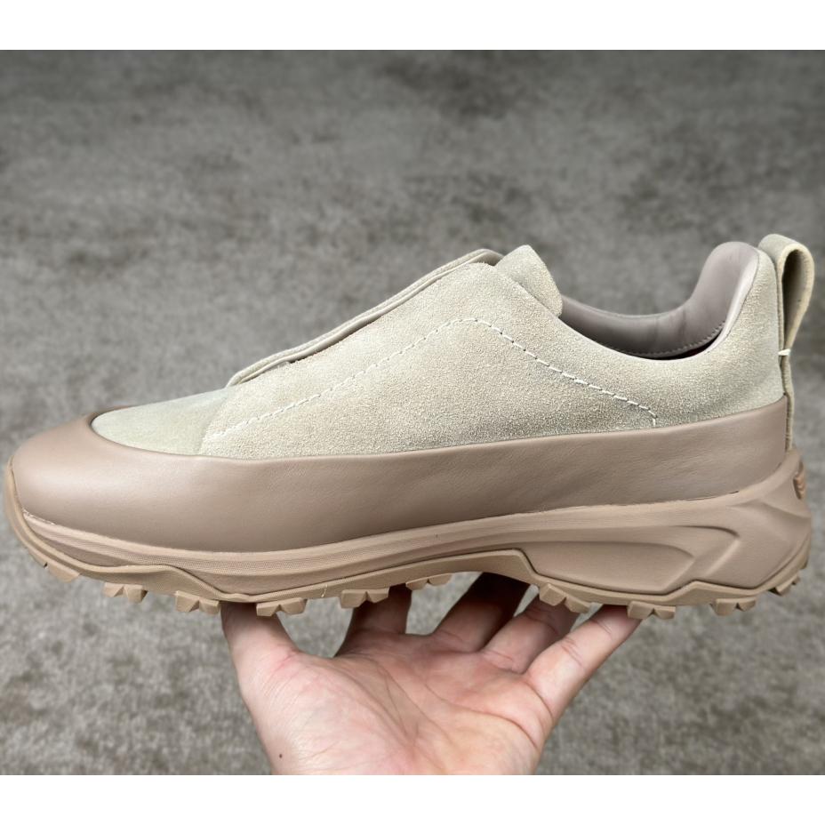 Zegna Suede And Leather Triple Stitch™ Monte Sneakers - 
