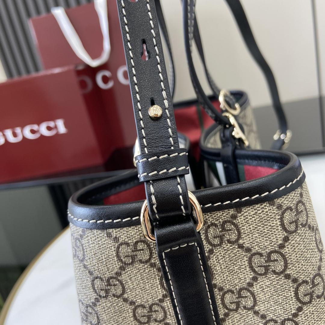 Gucci GG Emblem Small Tote Bag - 