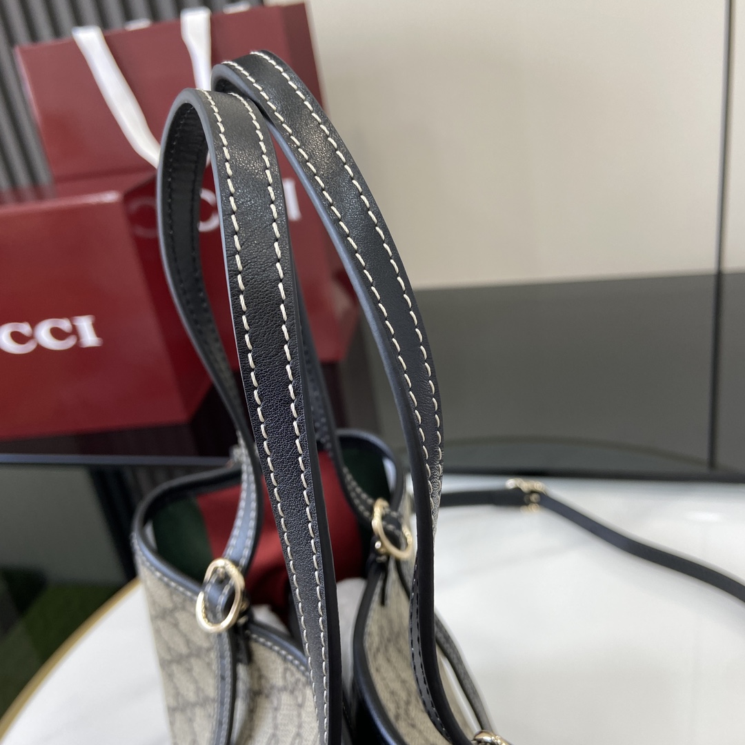 Gucci GG Emblem Small Tote Bag - 