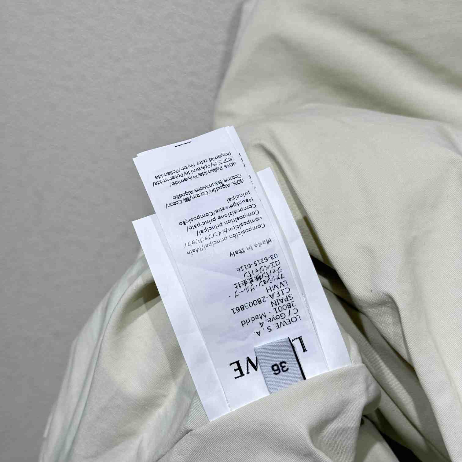Loewe Puffer Vest In Cotton Blend - 
