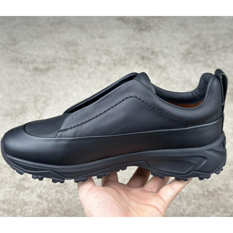 Zegna Suede And Leather Triple Stitch™ Monte Sneakers - 