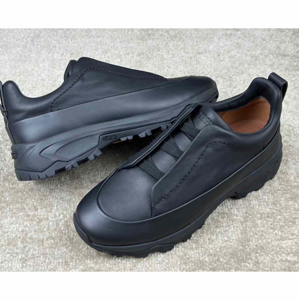 Zegna Suede And Leather Triple Stitch™ Monte Sneakers - 