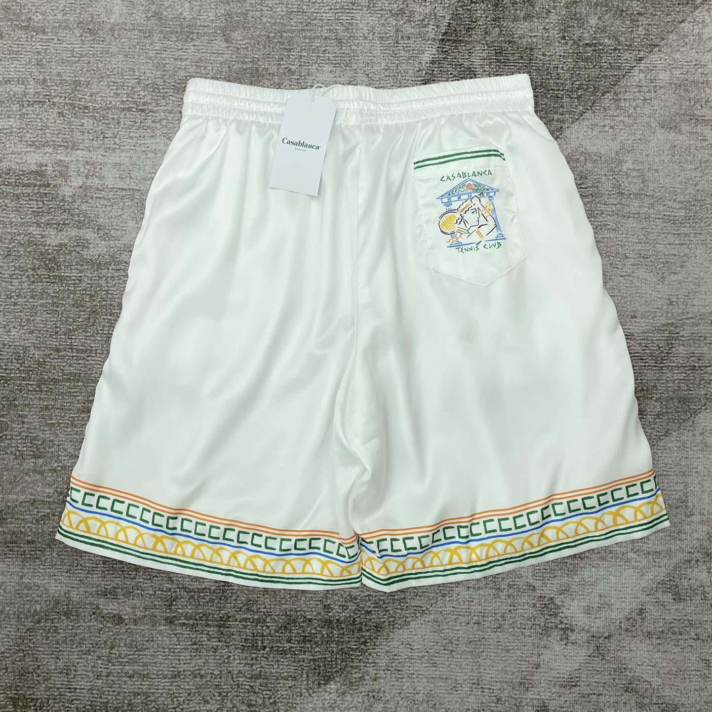 Casablanca Silk Bermuda Shorts   CA3515 - 