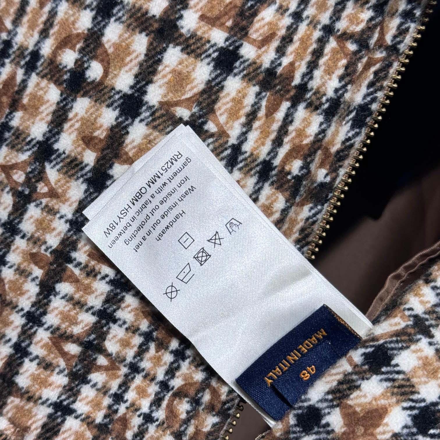 Louis Vuitton Monogram Wool Harrington Blouson   1AGIP6 - 