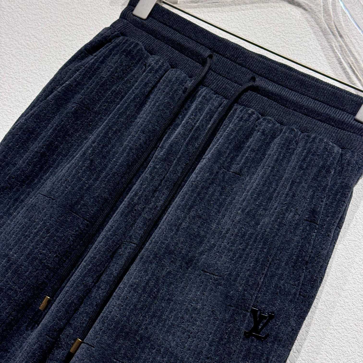 Louis Vuitton LV x Park Seo-Bo Cotton Velvet Trackpants   - 