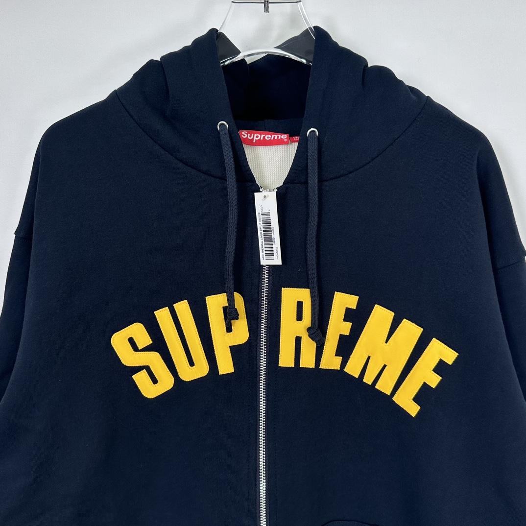 Supreme Arc Thermal Zip Up Hooded Sweatshirt - 