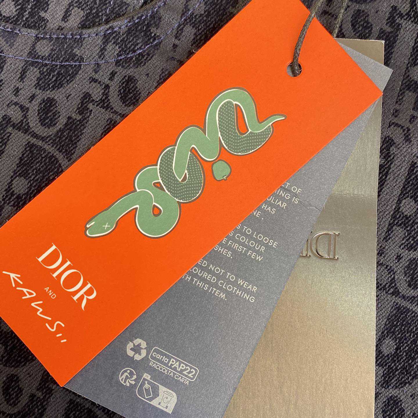 DIOR AND KAWS Dior Oblique Heritage Jeans  - DesignerGu