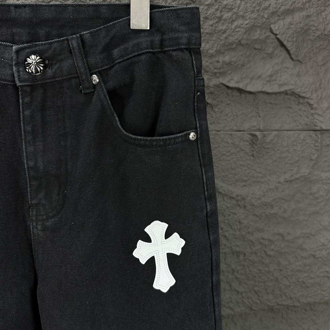 Chrome Hearts Straight Leg Jeans - 