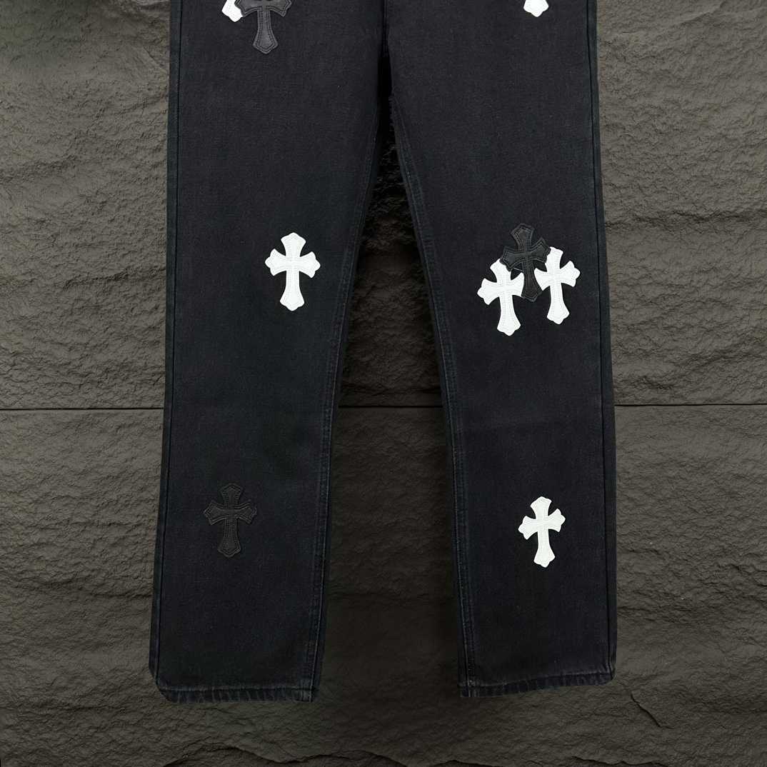 Chrome Hearts Straight Leg Jeans - 