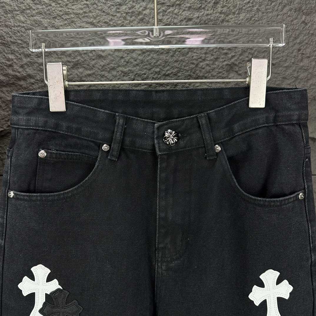 Chrome Hearts Straight Leg Jeans - 