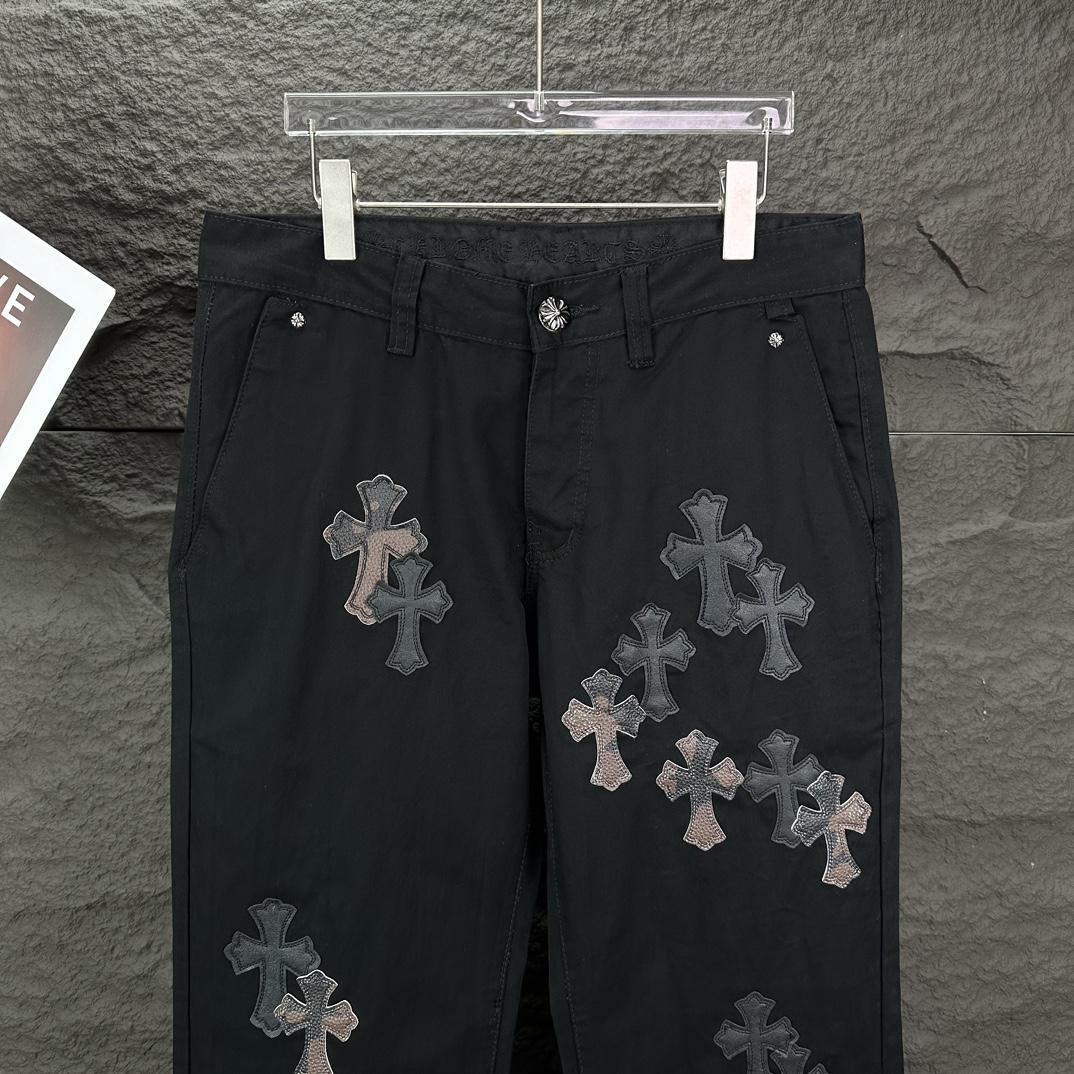 Chrome Hearts Straight Leg Jeans - 