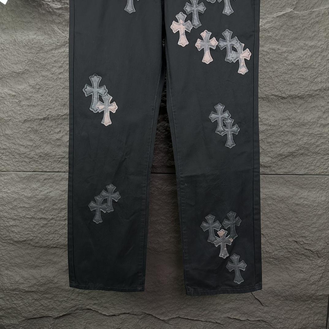 Chrome Hearts Straight Leg Jeans - 