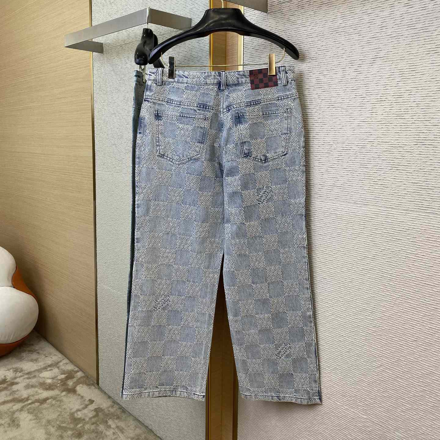 Louis Vuitton Damier Jean With Crystal - 