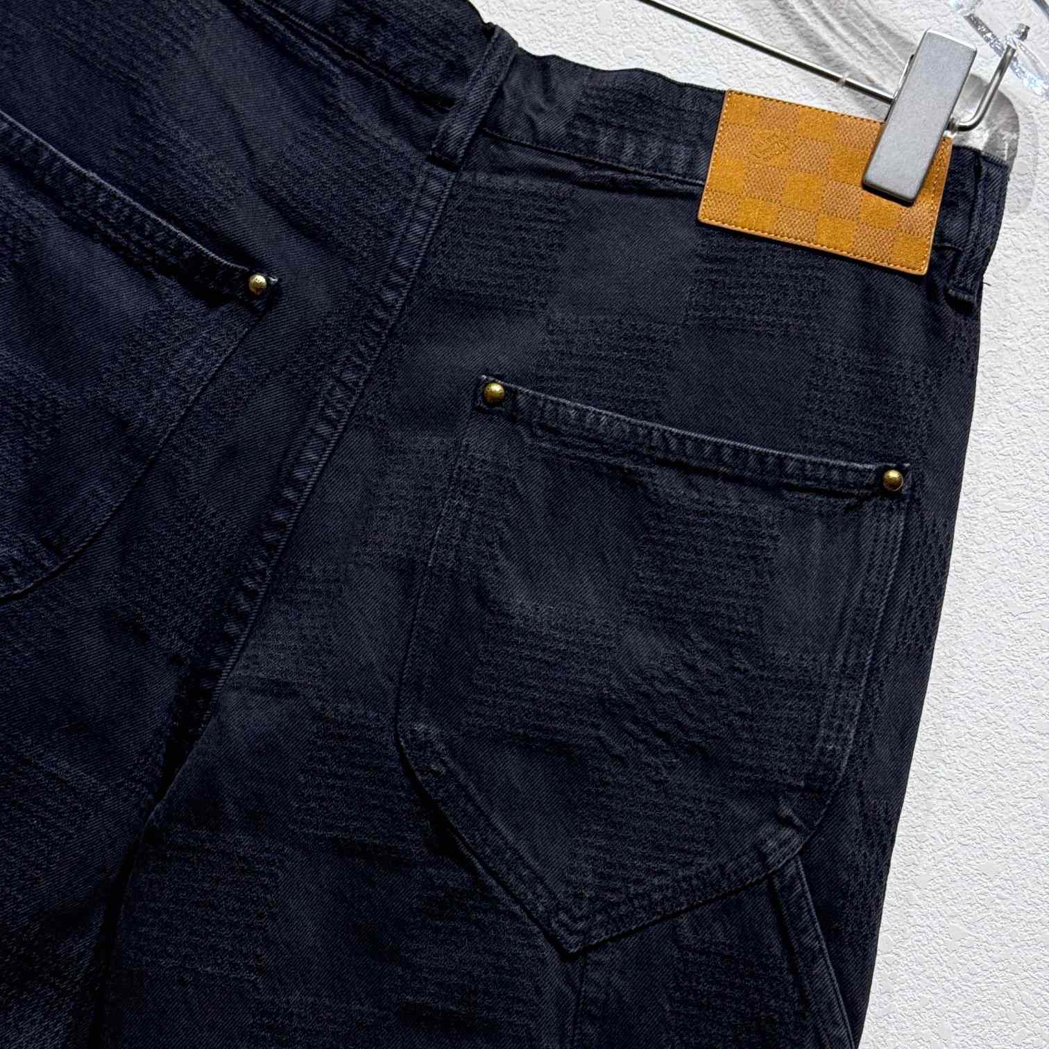 Louis Vuitton Damier Denim Shorts   - 