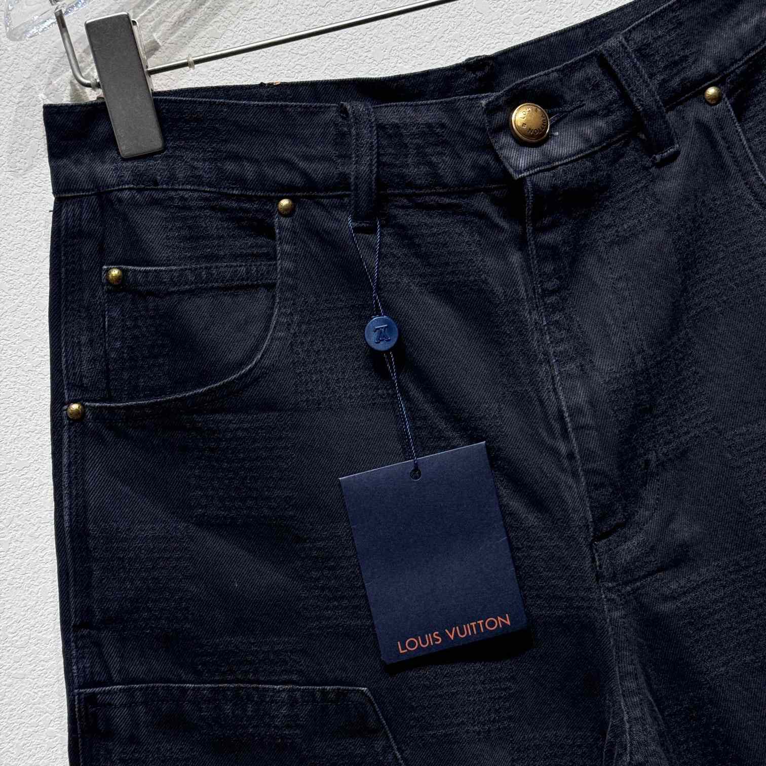 Louis Vuitton Damier Denim Shorts   - 