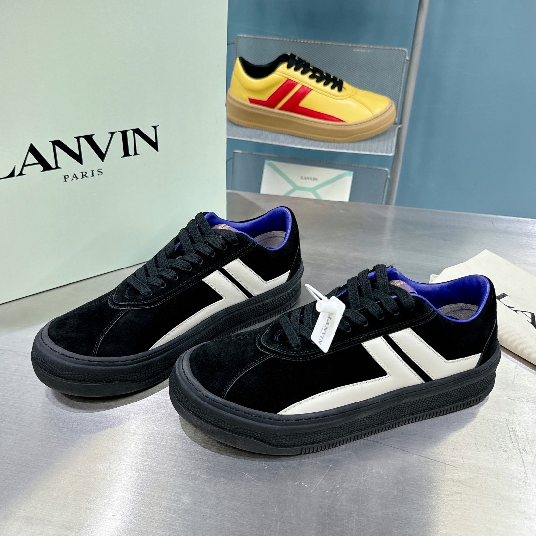 Lanvin x Future Cash Suede Sneakers - 