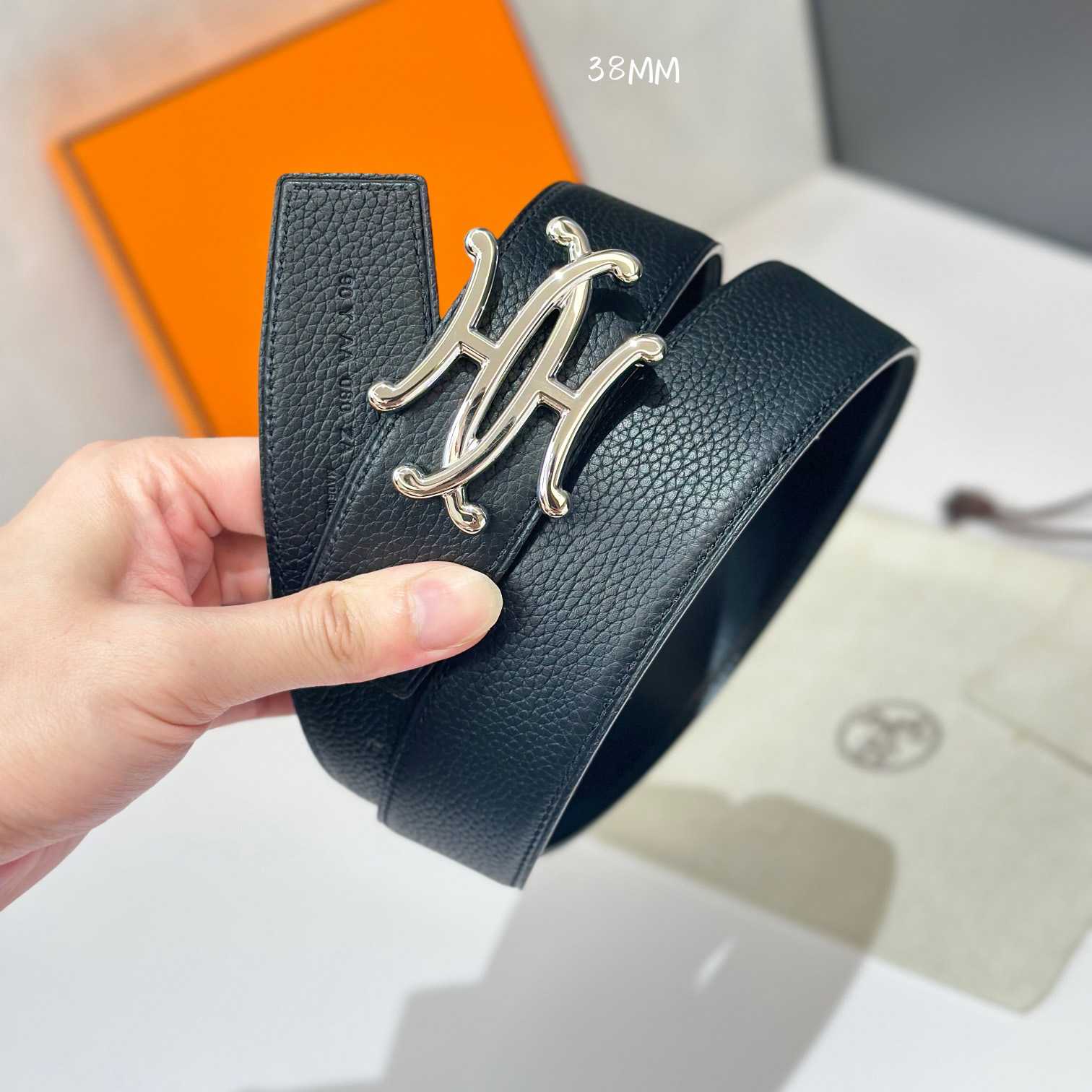 Hermes Neo Lift Belt Buckle & Reversible Leather Strap 38 mm - 