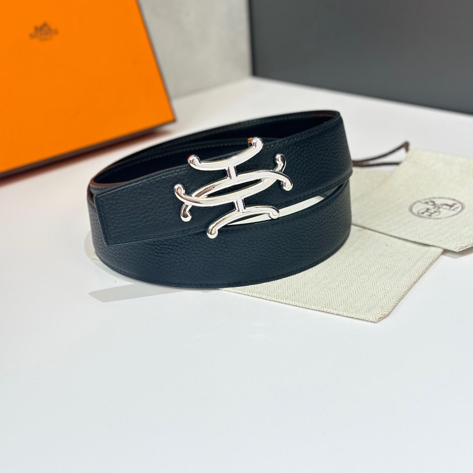 Hermes Neo Lift Belt Buckle & Reversible Leather Strap 38 mm - 