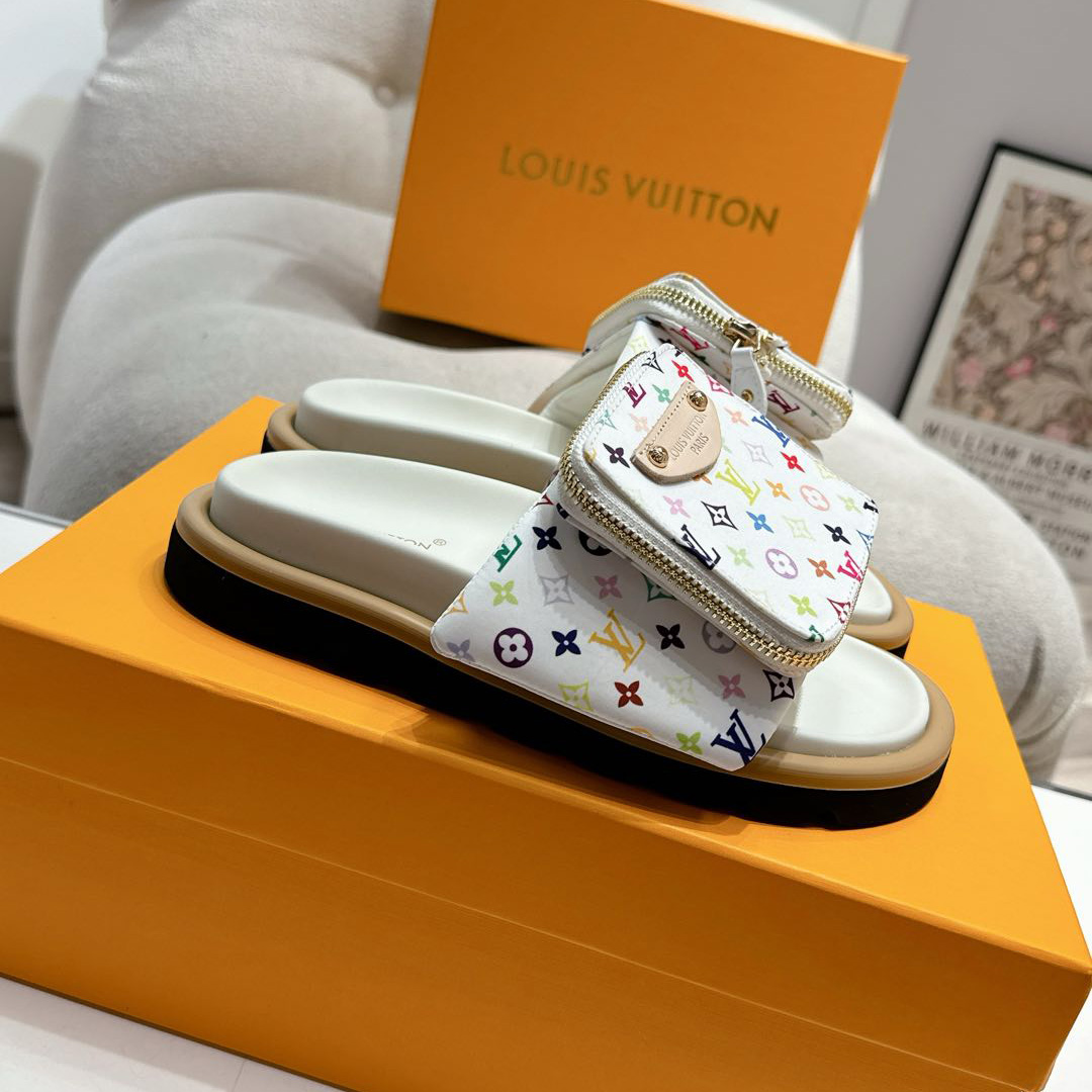 Louis Vuitton LV x TM Pool Pillow Flat Comfort Mule   1AGVQY - 