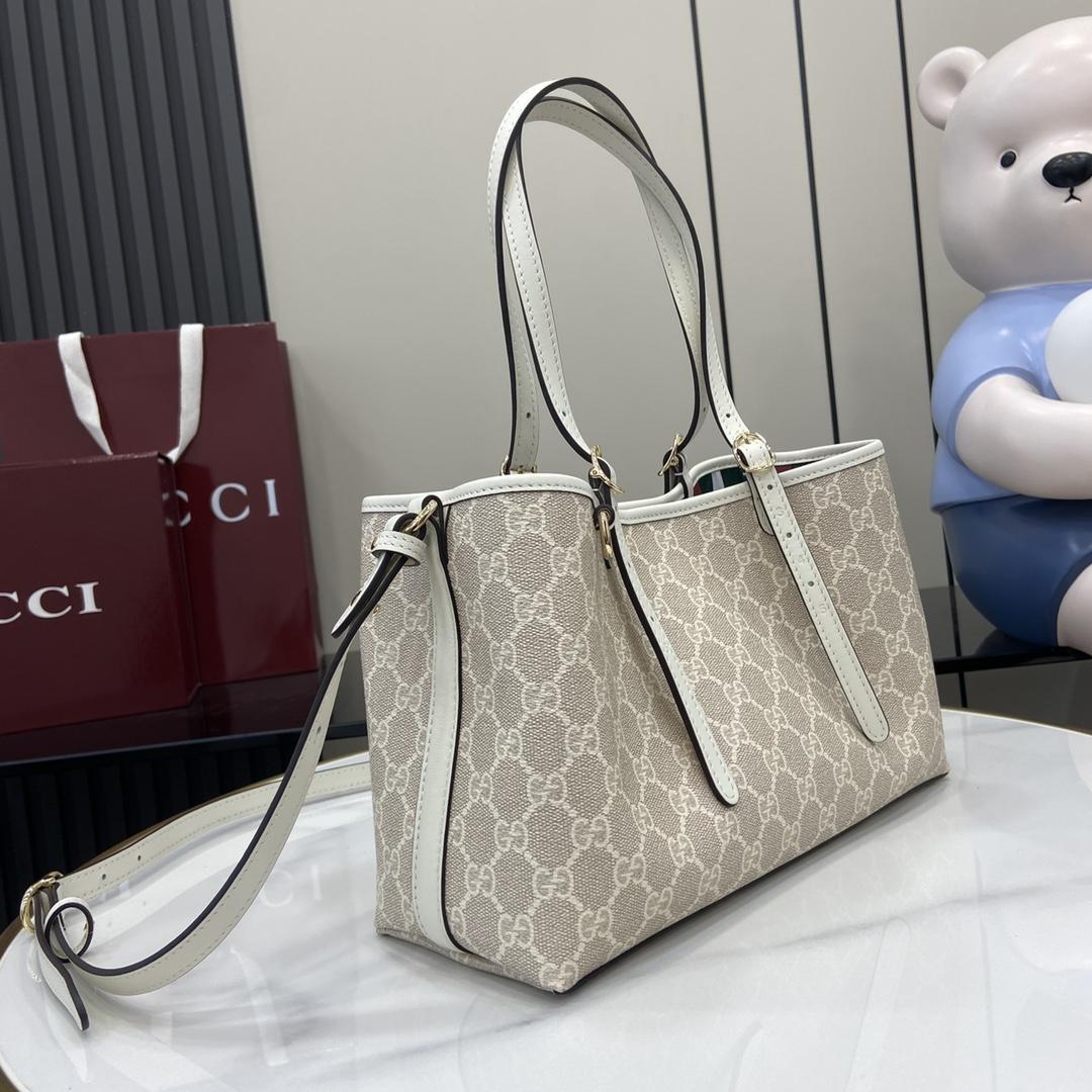 Gucci GG Emblem Small Tote Bag - 