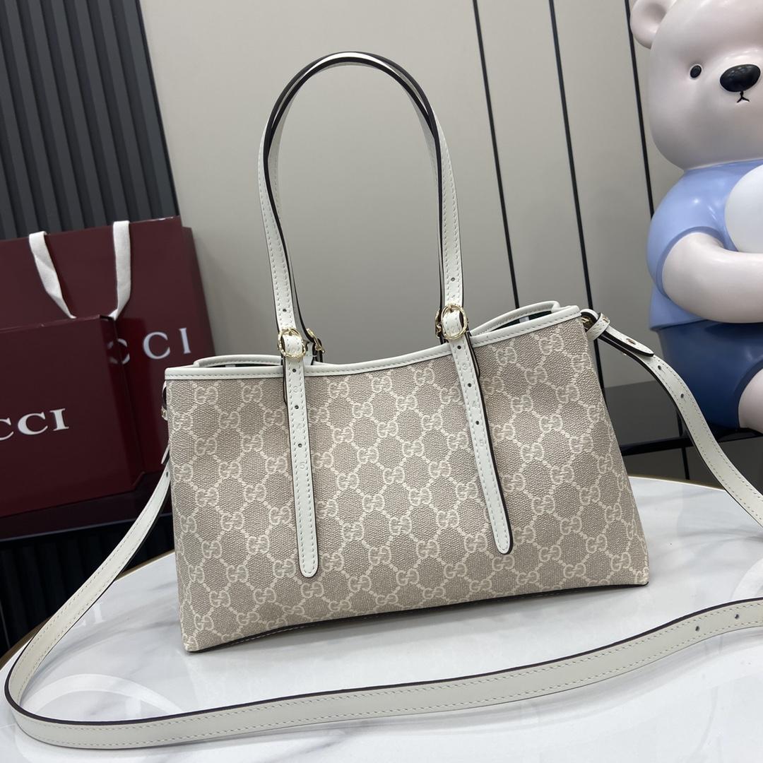 Gucci GG Emblem Small Tote Bag - 