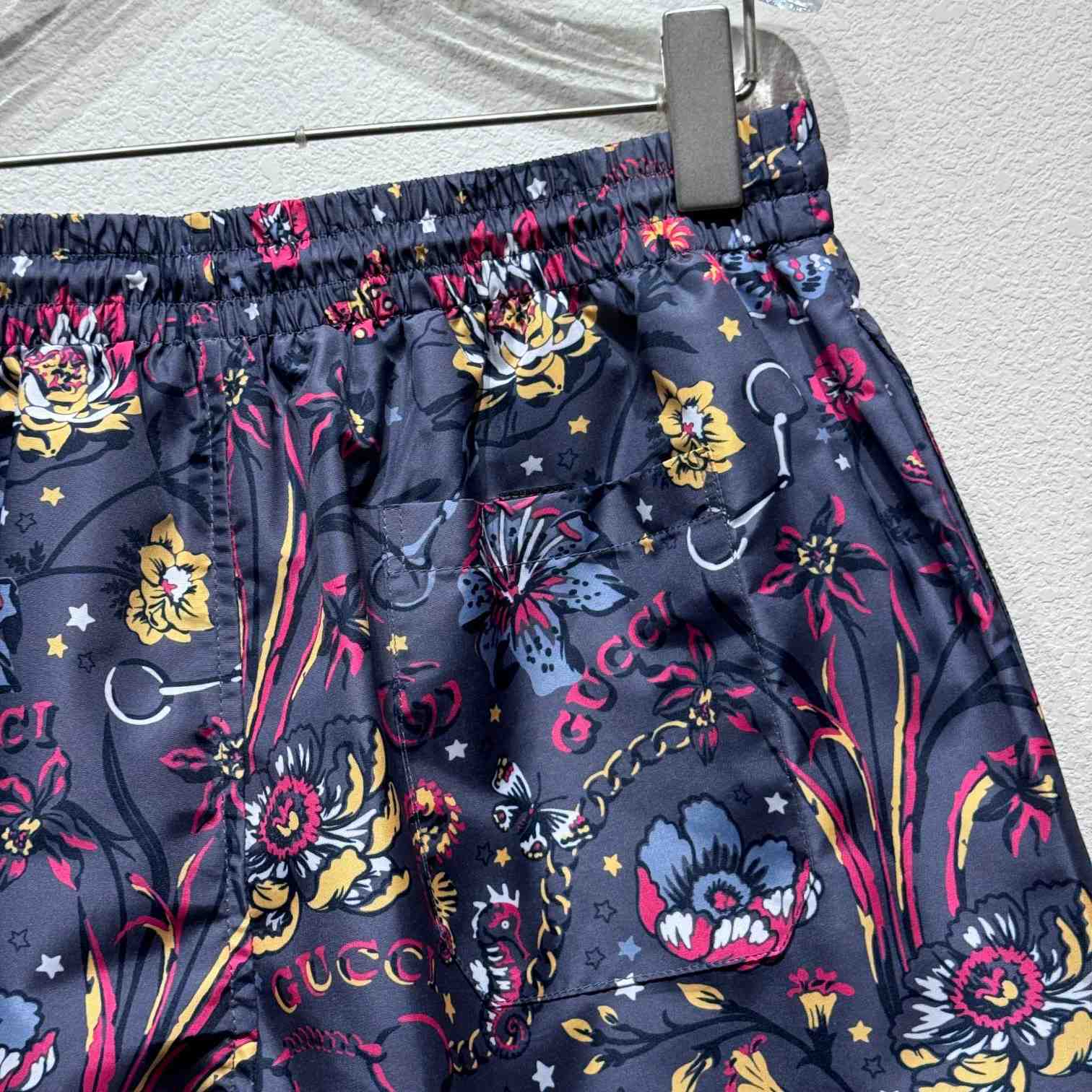 Gucci Punk Floral-print Cotton Poplin Shorts - 