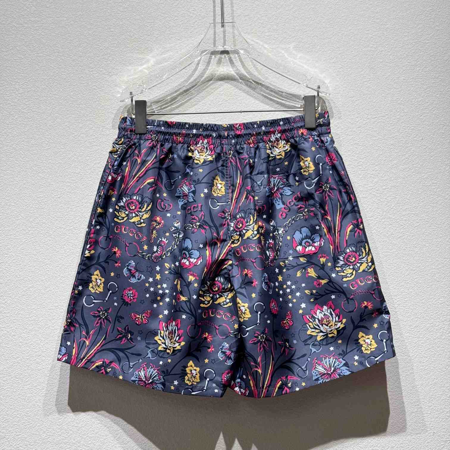 Gucci Punk Floral-print Cotton Poplin Shorts - 