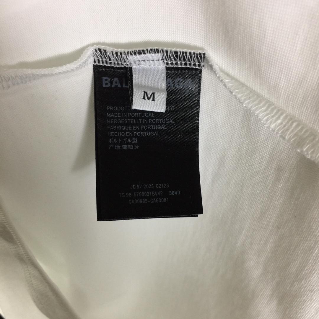 Balenciaga Cotton Jersey T-shirt With Embroidery - 