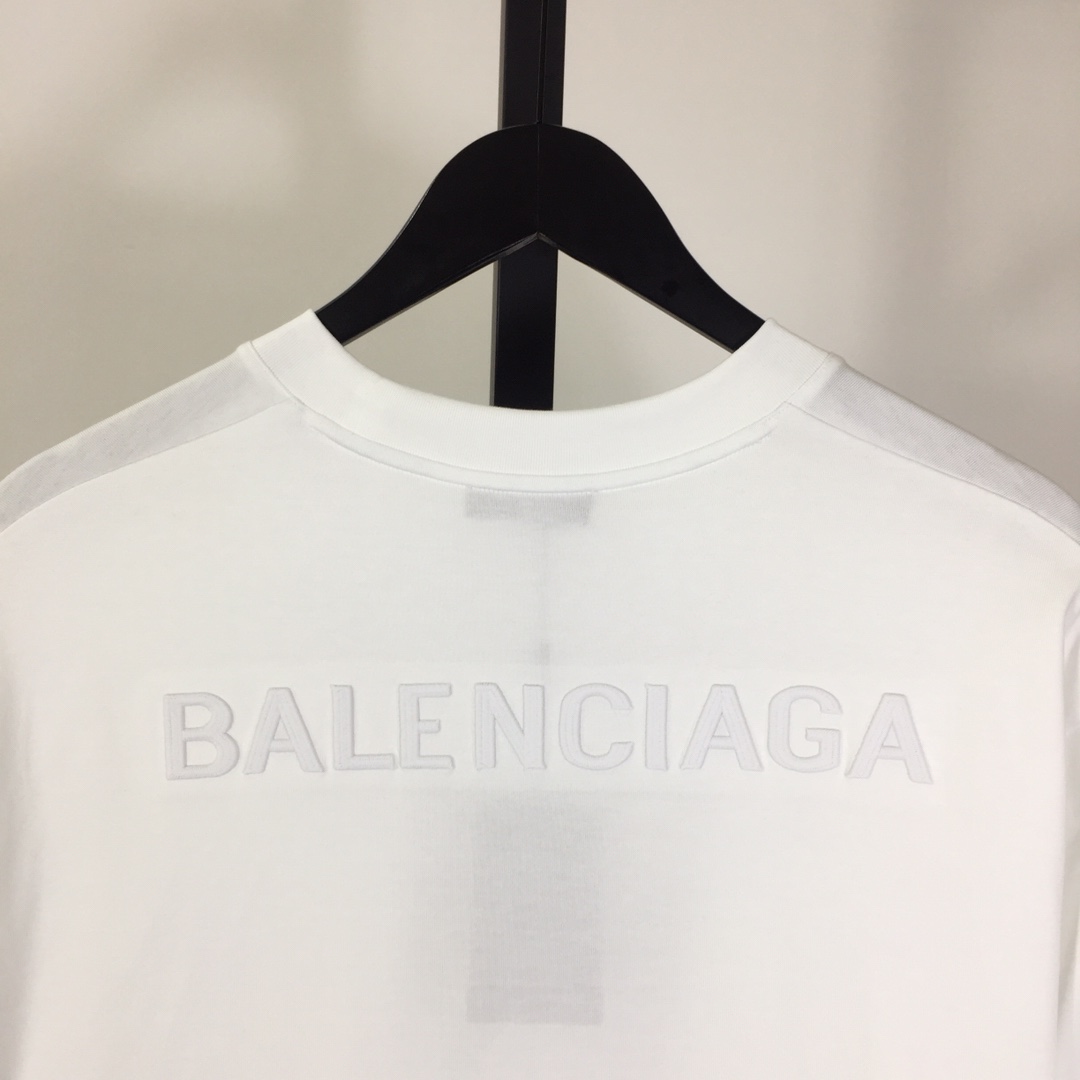 Balenciaga Cotton Jersey T-shirt With Embroidery - 